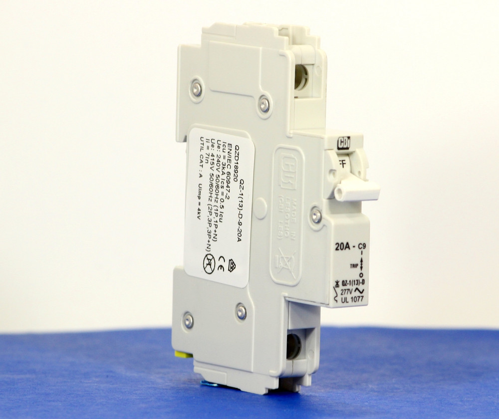 QZD18920 (1 Pole, 20A, 277VAC, UL Recognized (UL 1077))