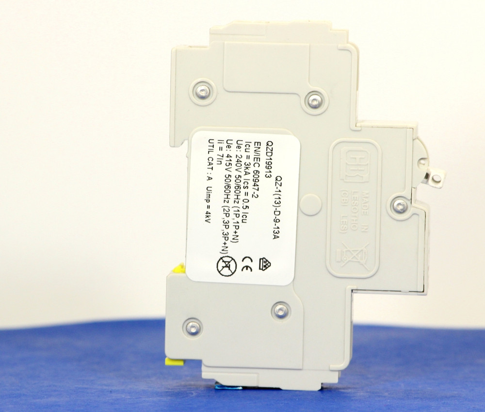QZD19913 (1 Pole, 13A, 277VAC, UL Recognized (UL 1077))