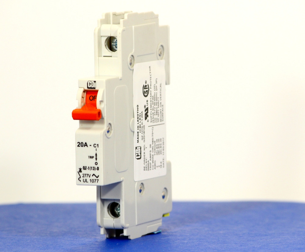 QZD18120 (1 Pole, 20A, 277VAC, UL Recognized (UL 1077))