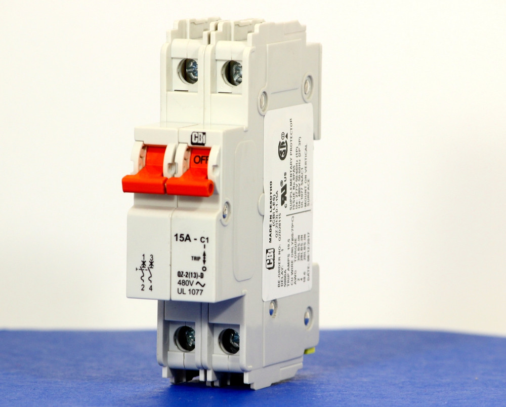 QZD28115 (2 Pole, 15A, 277/480VAC, UL Recognized (UL 1077))