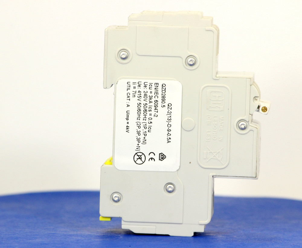 QZD2890.5 (2 Pole, 0.5A, 277/480VAC, UL Recognized (UL 1077))