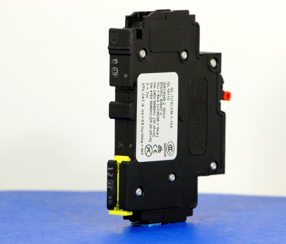 QL18110 (1 Pole, 10A, 120VAC; 240VAC, UL Listed (UL 489))