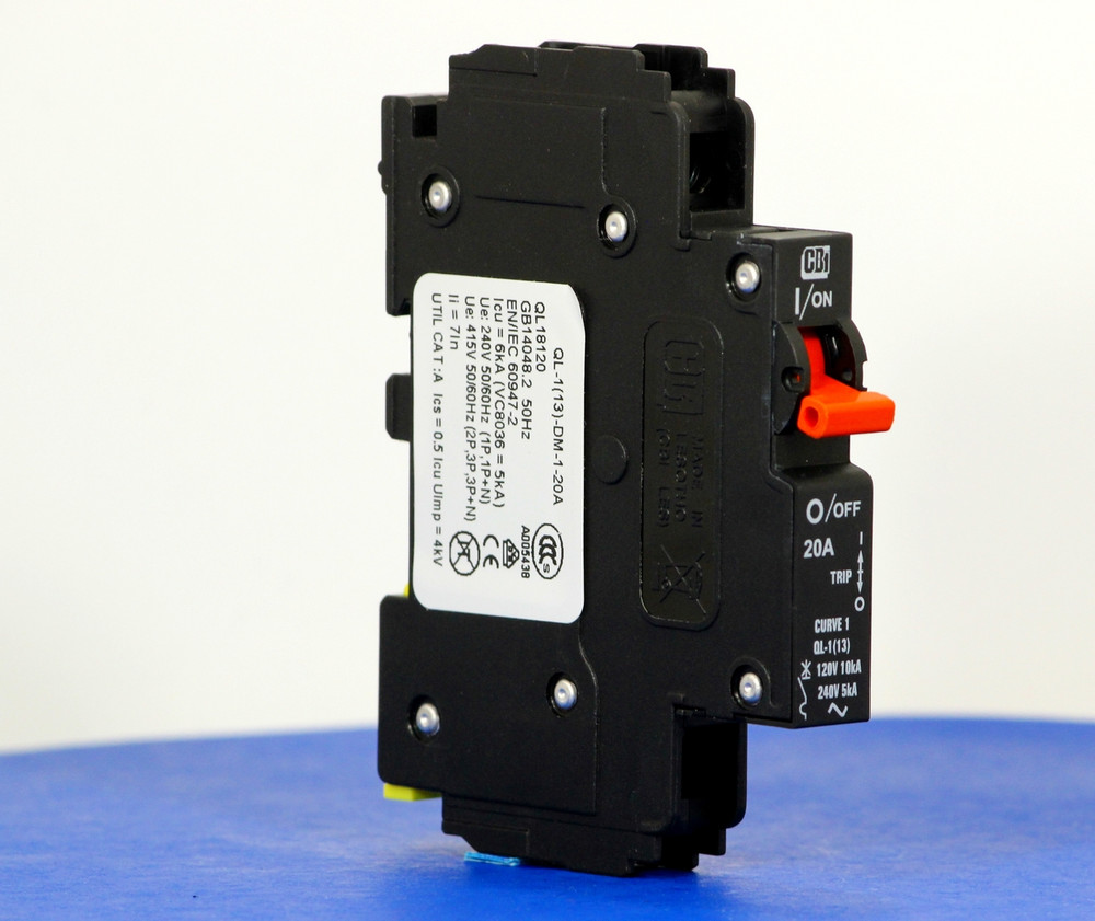 QL18120 (1 Pole, 20A, 120VAC; 240VAC, UL Listed (UL 489))