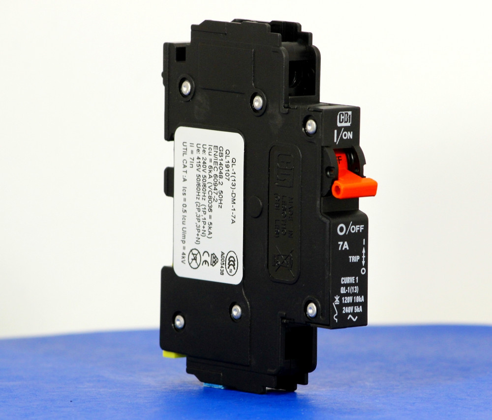 QL19107 (1 Pole, 7A, 120VAC; 240VAC, UL Listed (UL 489))