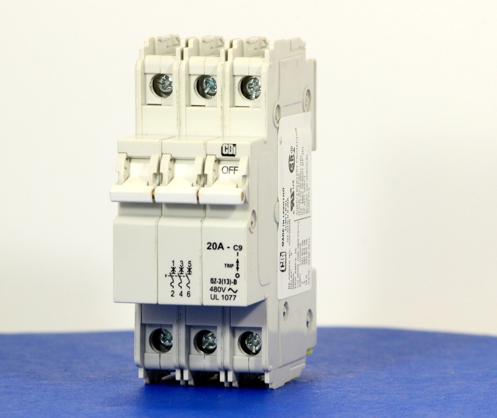 QZD38920 (3 Pole, 20A, 277/480VAC, UL Recognized (UL 1077))