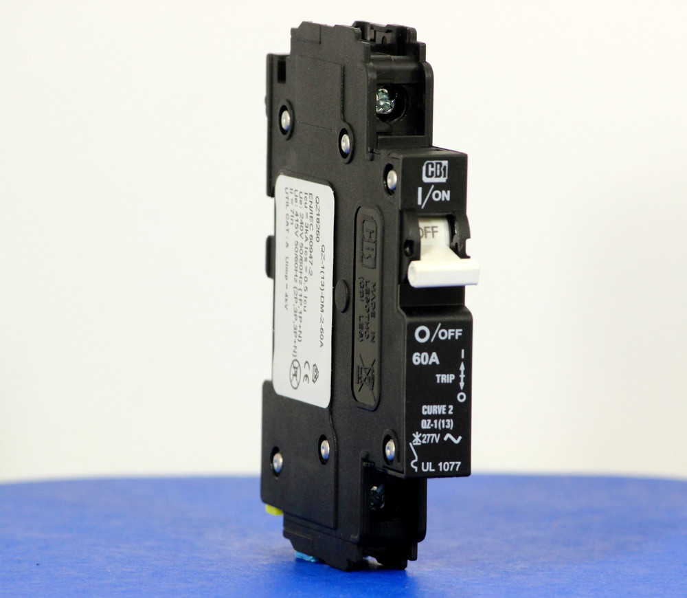 QZ18260 (1 Pole, 60A, 277VAC, UL Recognized (UL 1077))