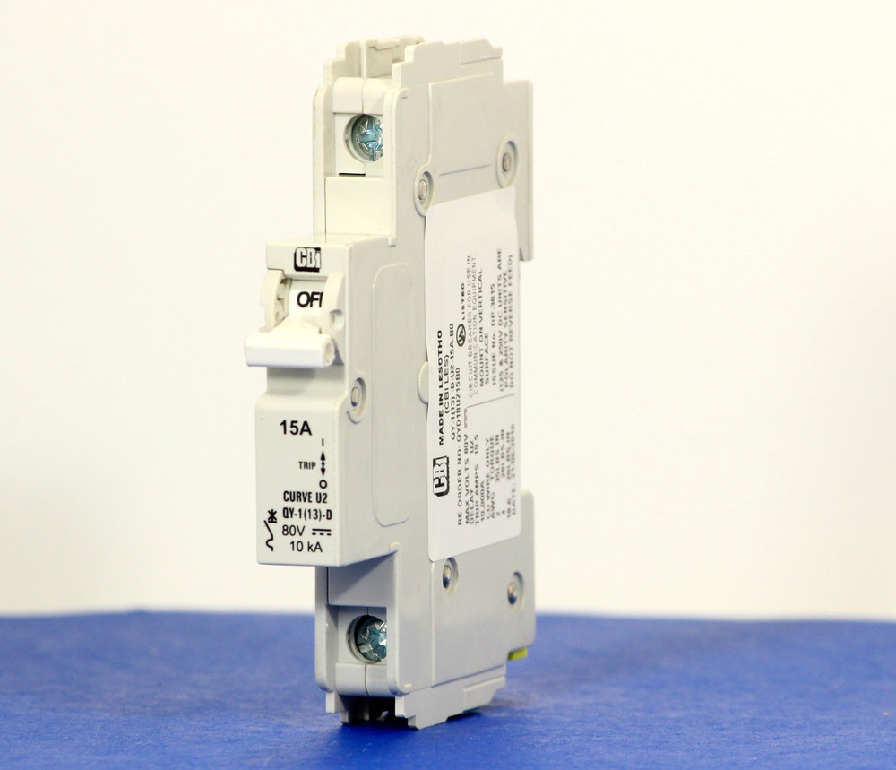QYD18U215B0 (1 Pole, 15A, 80VDC, UL Listed (UL 489))