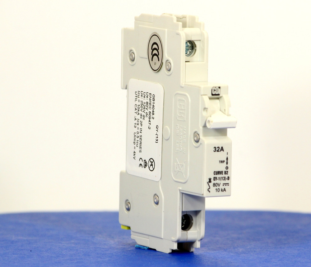 QYD18U232B0 (1 Pole, 32A, 80VDC, UL Listed (UL 489))