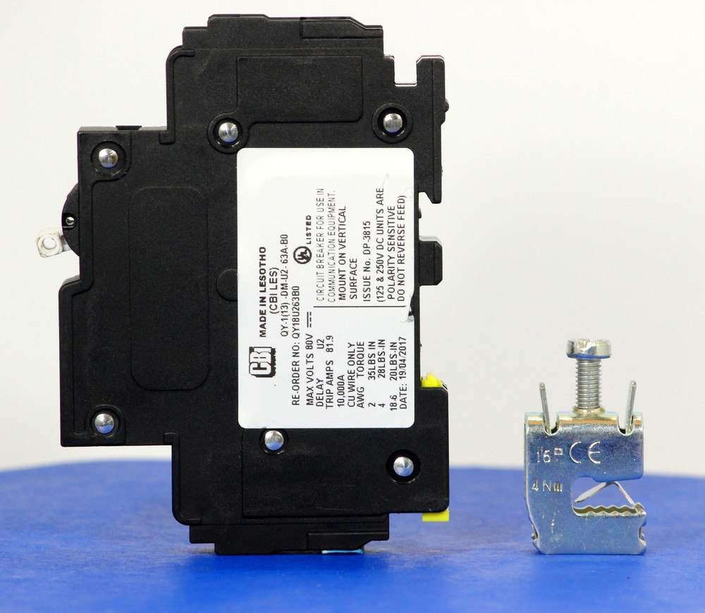 Qkit63A01 (Telecom Kit 3799253400 Breaker + Clamp)