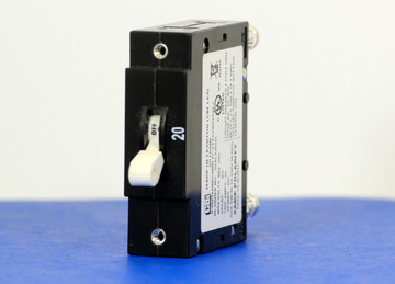 D2ALX20345 (1 Pole, 20A, 80VDC, Plug-In Terminals, Series Mid-Trip w/alarm, UL Listed (UL 489))