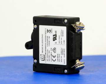 CA2BXA0100 (1 Pole, 18A, 65VDC/240VAC, Screw Terminal, Series Trip, UL Recognized (UL 1077))