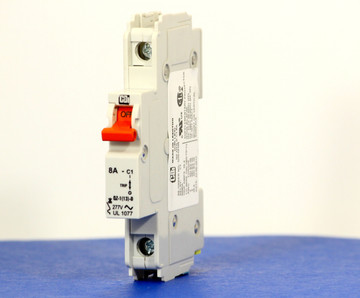 QZD19108 (1 Pole, 8A, 277VAC, UL Recognized (UL 1077))