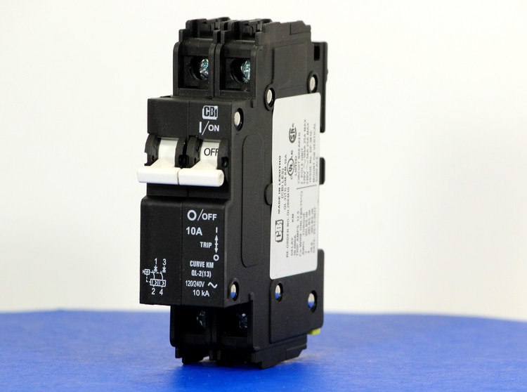 QL28KM10 (2 Pole, 10A, 120/240VAC; 240VAC, UL Listed (UL 489))