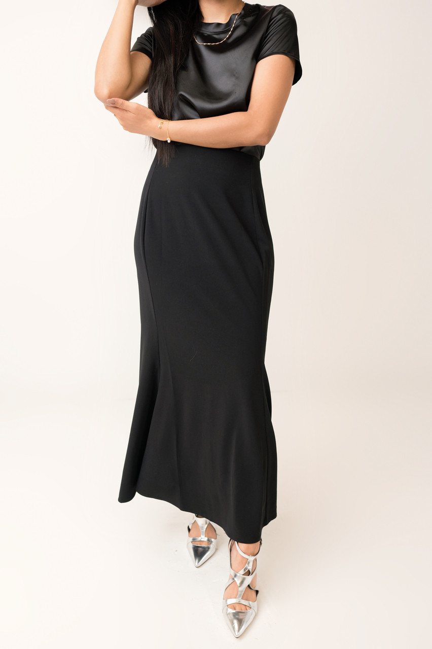 black dress with velvet A-Line Off Shoulder Long Prom Dress, Black Long Evening D – shopluu Looking luxurious is easy Sash + Bustle | Color:Purple Haze tie spaghetti straps