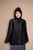 Drawstring Hooded Cape