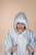 Drawstring Hooded Cape (White)