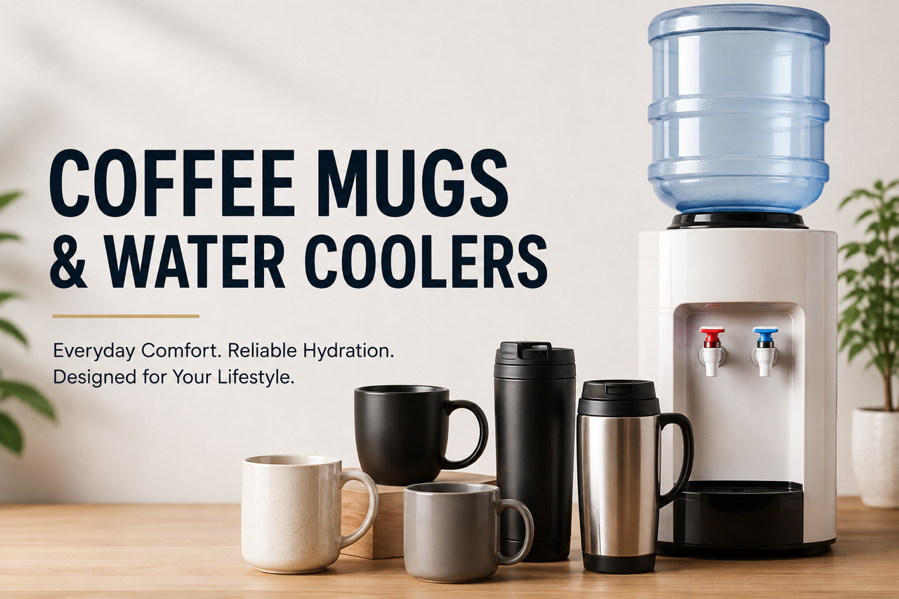 Coffee Mugs & Water Coolers