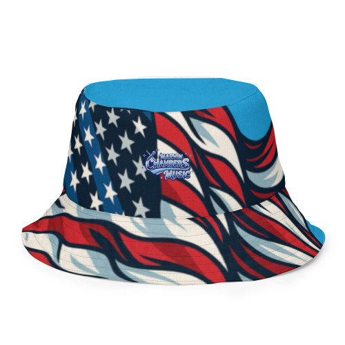 reversible-flag-bucket-hat - MCM Merchandise