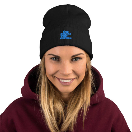 Embroidered Beanie for Stylish Warmth and Comfort Marvin Chambers music HATS CAPS LIDS and BEANIES