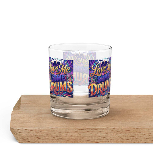 rocks-glass for Drummers - Love Me Some Drums Marvin Chambers music COFFEE MUGS and WATER COOLERS