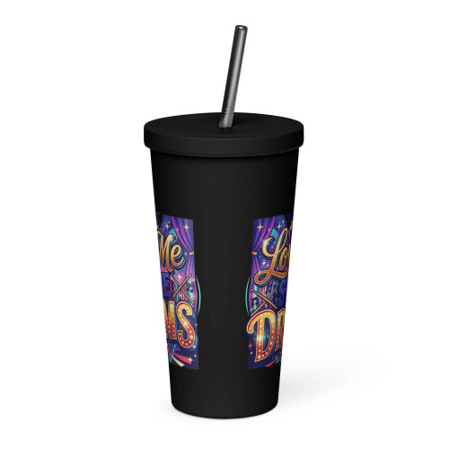 Insulated Tumbler with Straw for Hot and Cold Beverages Marvin Chambers music COFFEE MUGS and WATER COOLERS