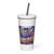 Insulated Tumbler with Straw for Hot and Cold Beverages