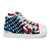 Men’s high top canvas shoes US Flag