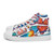 Men’s high top canvas shoes At the Beach