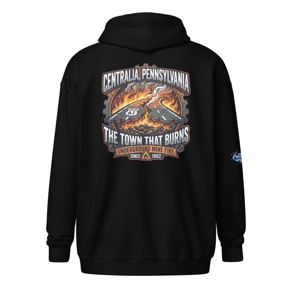 centralia-pennsylvania-unisex-heavy-blend-zip-hoodie - Comfortable and Stylish