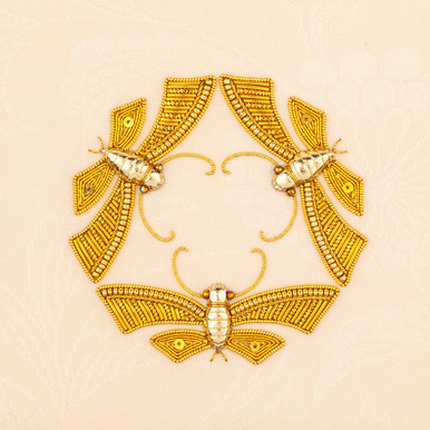 Gold Japanese Butterflies
