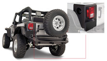 Bushwacker 07-18 Jeep Wrangler Trail Armor Rear Corners - Black - 14009