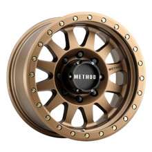 Method MR304 Double Standard 17x8.5 0mm Offset 8x6.5 130.81mm CB Method Bronze Wheel - MR30478580900