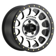 Method MR305 NV 16x8 0mm Offset 5x4.5 83mm CB Machined/Black Street Loc Wheel - MR30568012300