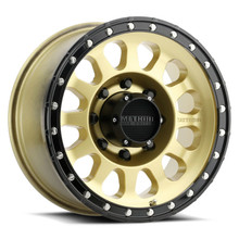 Method MR315 17x8.5 +25mm Offset 8x6.5 130.81mm CB Gold/Black Street Loc Wheel - MR31578580125