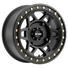 Method MR405 UTV Beadlock 15x7 / 5+2/38mm Offset / 4x136 / 106mm CB Matte Black Wheel - MR40557047552B