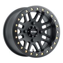 Method MR406 UTV Beadlock 15x10 / 5+5/-2mm Offset / 4x156 / 132mm CB Matte Black Wheel - MR40651046555B