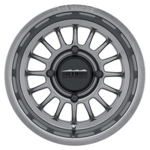 Method MR411 Bead Grip 15x7 / 5+2/38mm Offset / 4x156 / 132mm CB Gloss Titanium Wheel - MR41157046852