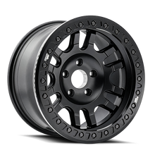 Dirty Life 9314 Canyon Race 17x9 / 8x165.1 BP / -12mm Offset / 130.8mm Hub Matte Black Wheel - 9314-7981MB12