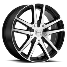 Raceline 145M Encore 18x8in / 5x110/5x114.3 BP / 40mm Offset / 72.62mm Bore - Black & Machined Wheel - 145M-88088+40