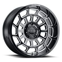 Raceline 955M Warp 20x9in / 8x165.1 BP / 0mm Offset / 125.2mm Bore - Satin Black & Milled Wheel - 955M-29080-00