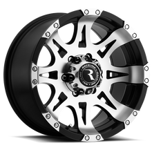 Raceline 982 Raptor 16x8in / 8x170 BP / 0mm Offset / 130.81mm Bore - Black & Machined Wheel - 982-68081