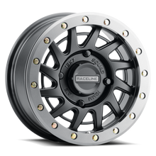 Raceline A12BG Squad 15x7in/4x137 BP/38mm Offset/110.18mm Bore - BLK & Gunmetal Ring Beadlock Wheel - A12BG-57037+38