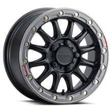 Raceline A14GR Alpha 15x7in/5x114.3 BP/25mm Offset/68mm Bore - Gunmetal & Red Ring Beadlock Wheel - A14GR-57012+25