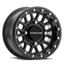 Raceline A92B Podium 15x6in / 4x156 BP / 40mm Offset / 132.5mm Bore - Satin Black Beadlock Wheel - A93B-56056+40