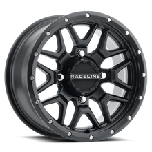 Raceline A94B Krank 14x7in / 4x137 BP / 10mm Offset / 110.18mm Bore - Satin Black Wheel - A94B-47037+10