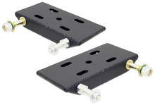 RockJock YJ Leaf Spring Plates For 2 1/2in Springs w/ Shock and Sway Bar Mounts Pair - CE-9031J