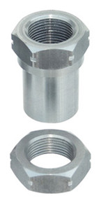 RockJock Threaded Bung With Jam Nut 1 1/4in-12 LH Thread Set - CE-9114BL