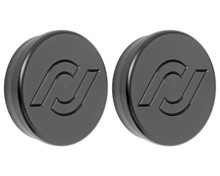 RockJock JL/JT Frame Tube Plugs Frame Front CNC Machined Black Delrin - RJ-600000-101