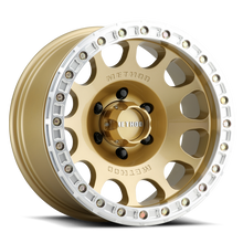Method MR105 V3 Beadlock 17x9 -38mm Offset 5x5 71.5mm CB Gold Wheel w/ BH-H24125 - MR10579050138B