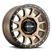 Method MR305 NV 17x8.5 25mm Offset 6x5.5 108mm CB Method Bronze/Black Street Loc Wheel - MR30578560925